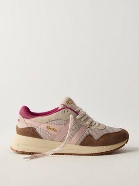 Gola Women's Runner in Pink, Brown & Cream